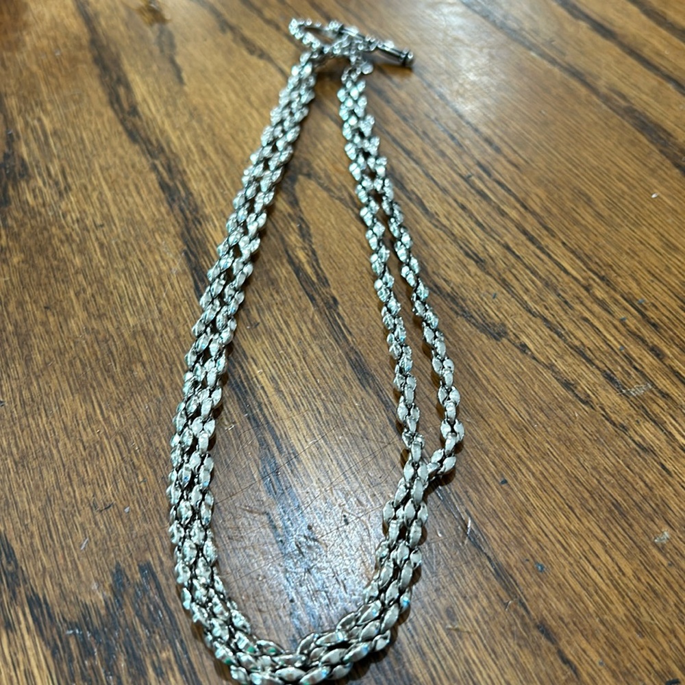 Silver chain with clasp